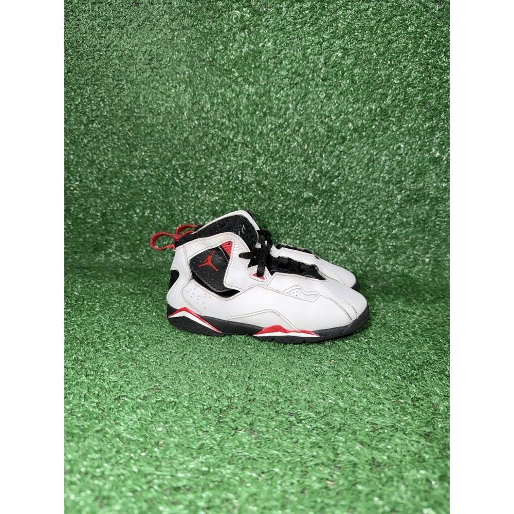 Nike Air Jordan True Flight Toddler Size 10C White Black Walking Shoe 343797-160